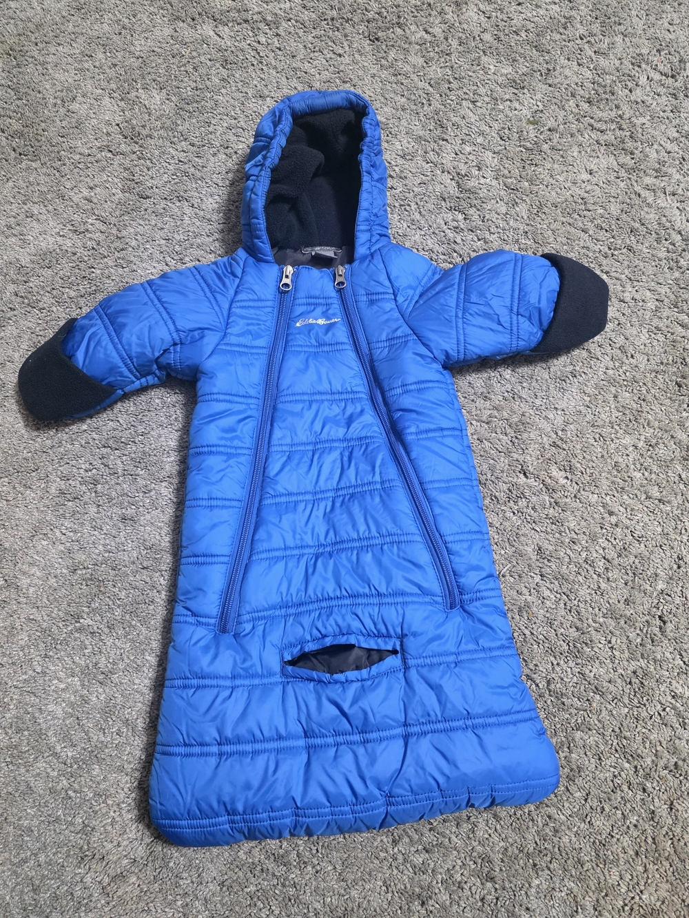 Eddie Bauer Blue Infant Cozy Snowsuit